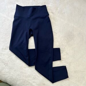 Andar High Waist Leggings Women’s Size 6 Navy Blue Sculpt Fit Korea